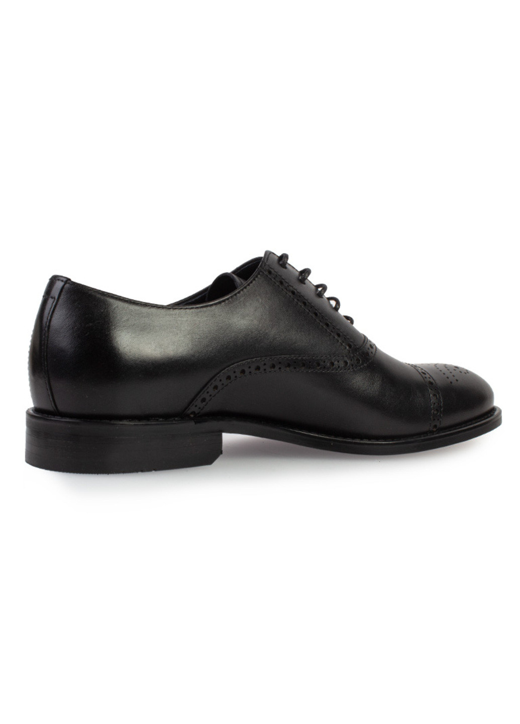 Черные классические туфли мужские бренда 9200391_(2) ModaMilano на шнурках