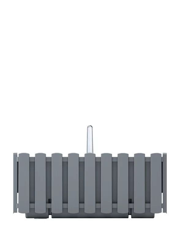 Балконный ящик BOARDEE FENCYCASE W навесной 38х18х16.2см серый (88642-405) Prosperplast (263945468)