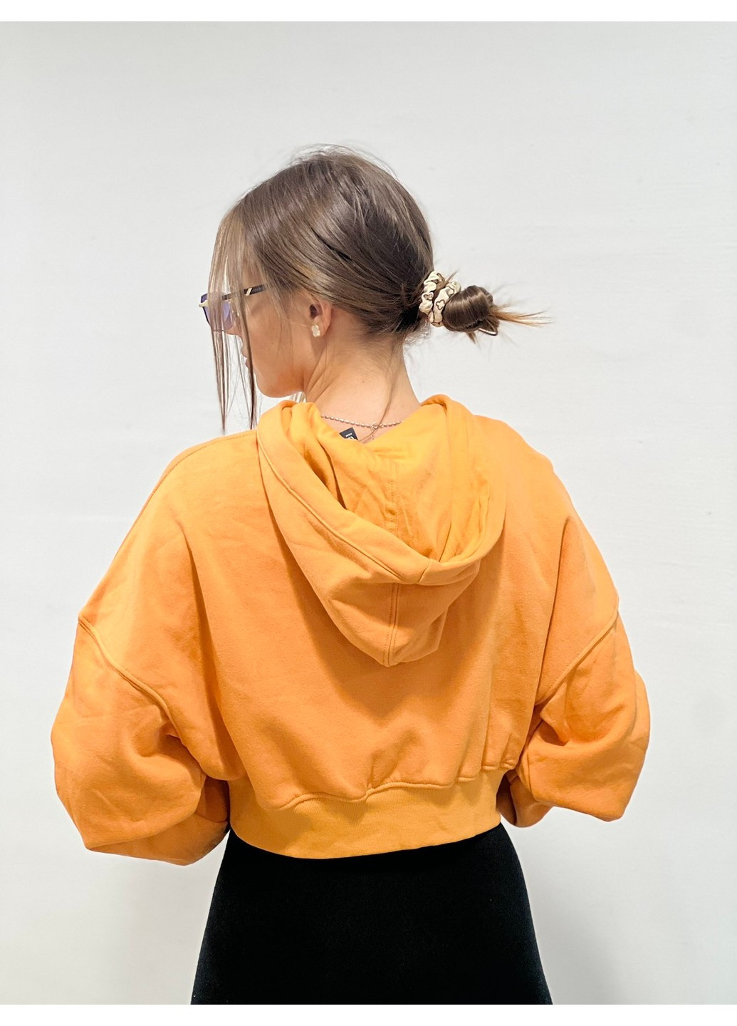 Оранжевый демисезонный женская спортивная кофта н&м (56073) м оранжевая H&M