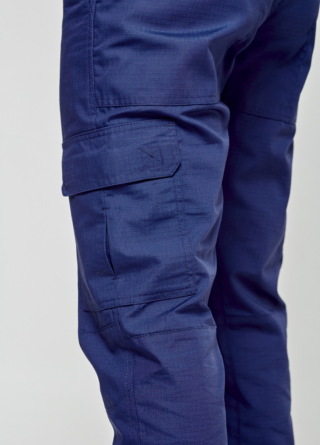 Синие кэжуал демисезонные прямые, карго брюки UKM