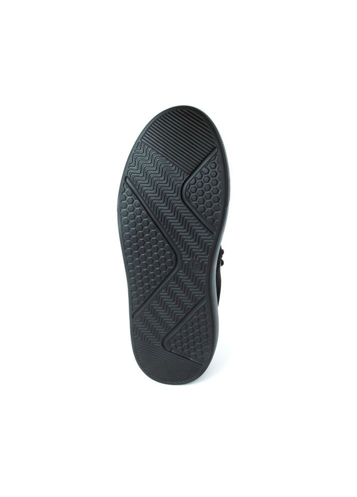 Осенние ботинки женские демисезонные magda из нубука чёрные Oldcom без декора из натурального нубука