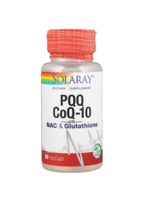 PQQ, CoQ-10 with NAC & Glutathione 30 Veg Caps SOR-36510 Solaray (260478963)