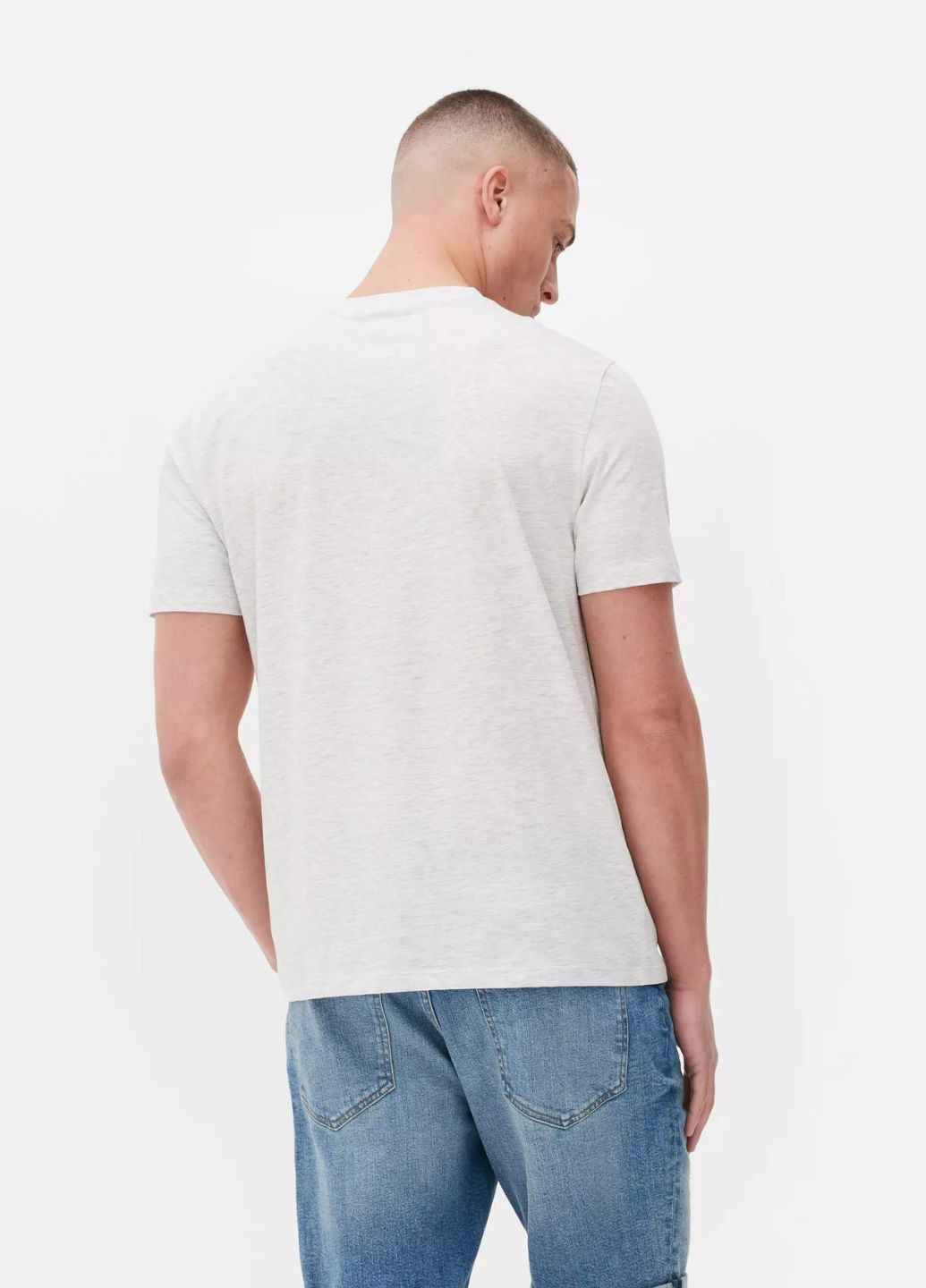 Белая мужская футболка Primark