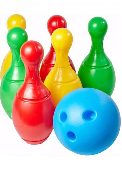 Игрушка "Набор для игры в боулинг 2 " цвет разноцветный 00-00118356 ТехноК (259422935)
