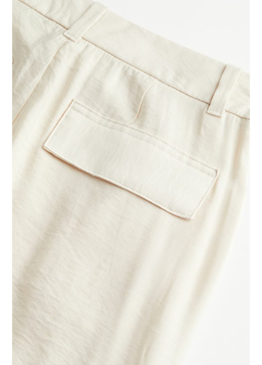 Женские штаны карго Н&М (55915) S Светло-бежевые H&M (259318176)