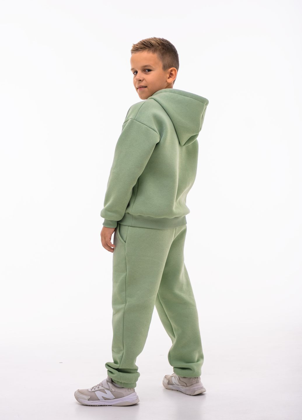 Утепленный детский спортивный костюм для мальчика/девочки на флисе Kindamor warm autumn 23-24 (264385326)