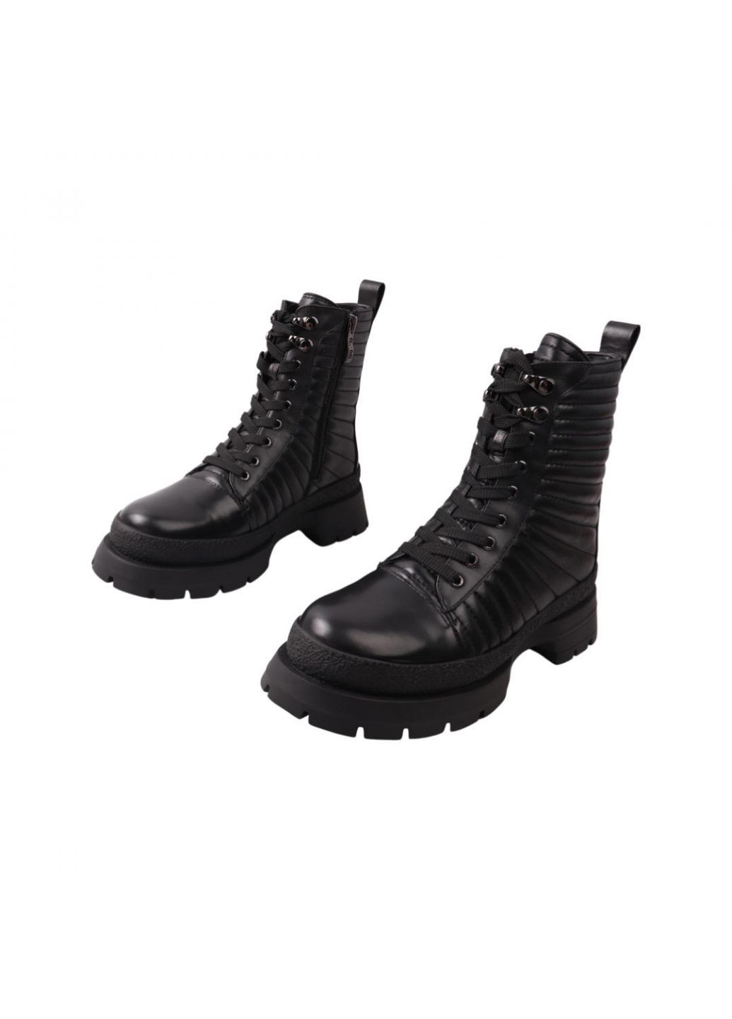 ботинки женские черные натуральная кожа Beratroni