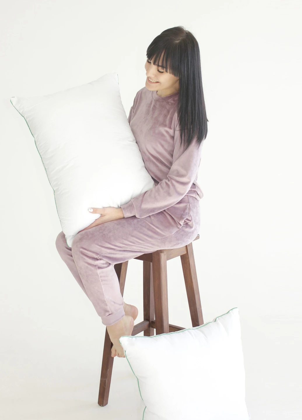 Подушка шовкова №1566 Eco Vital Silk середня 60х60 (2200005198667) Mirson (258820965)