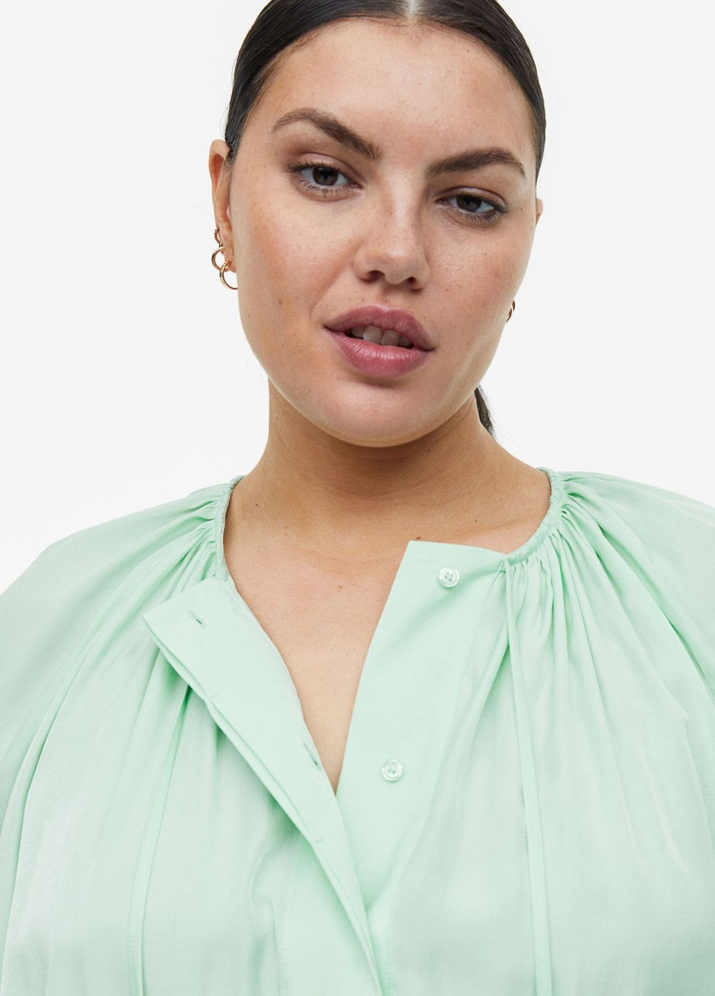 Світло-зелена блуза H&M