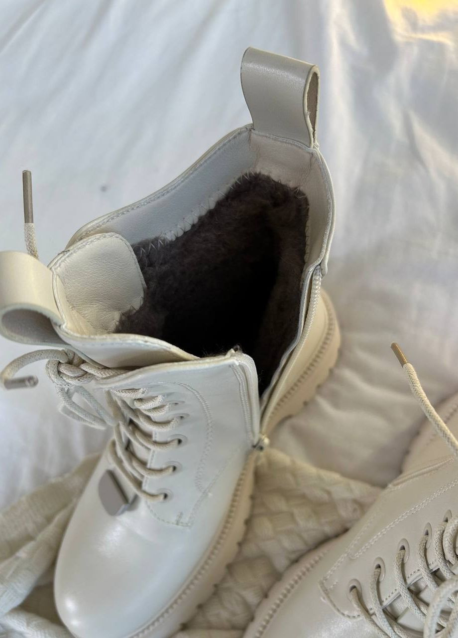 Зимние ботинки женские тимберленды Trendy из искусственной кожи