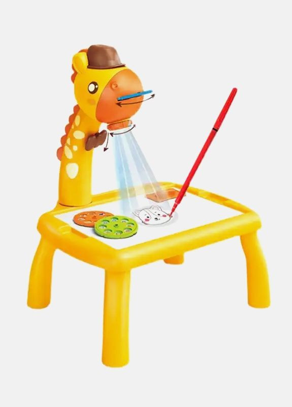 Дитячий столик проектор для малювання + слайди та фломастери No Brand (271044497)