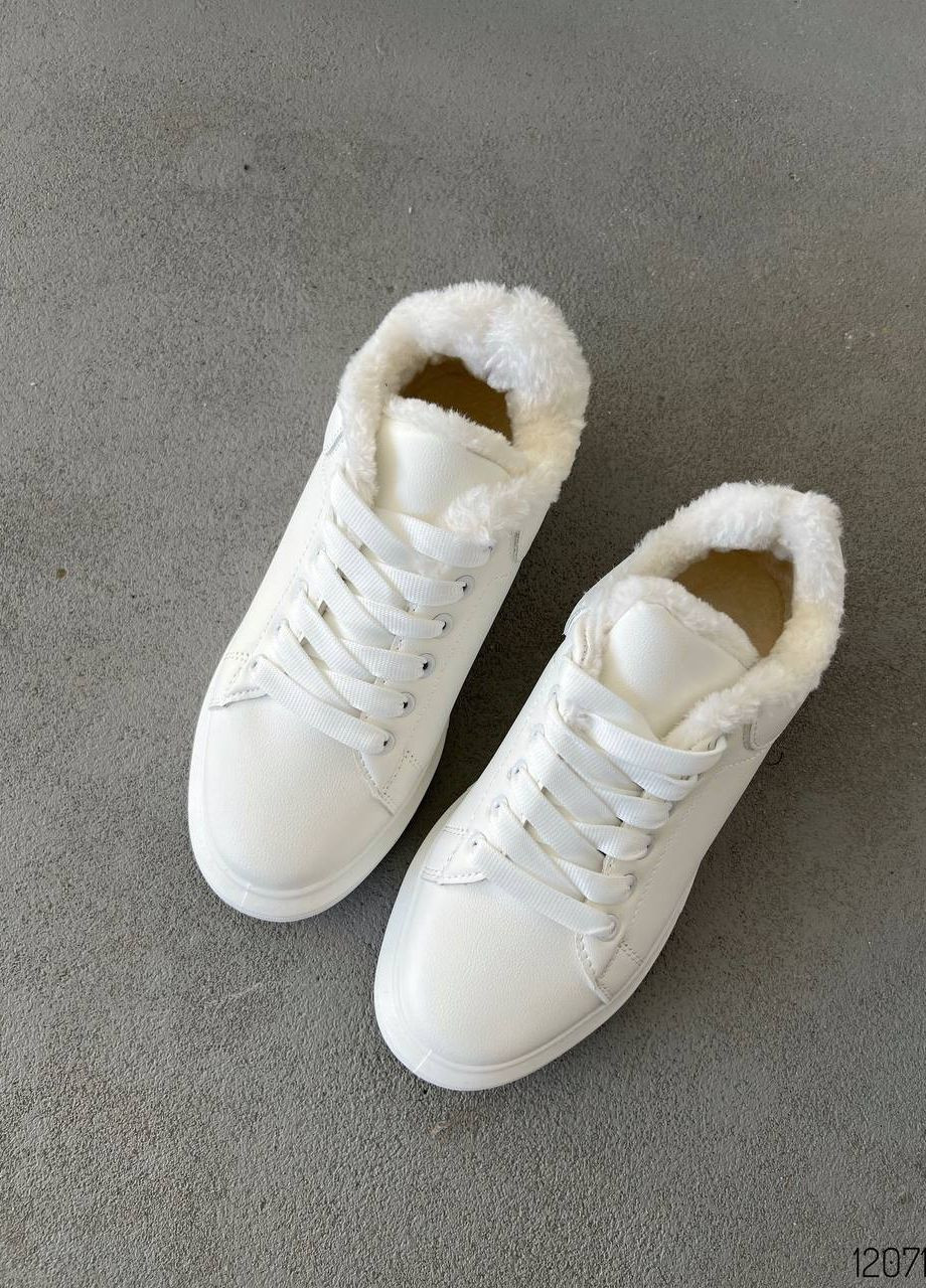Белые зимние зимние классический кроссовки No Brand
