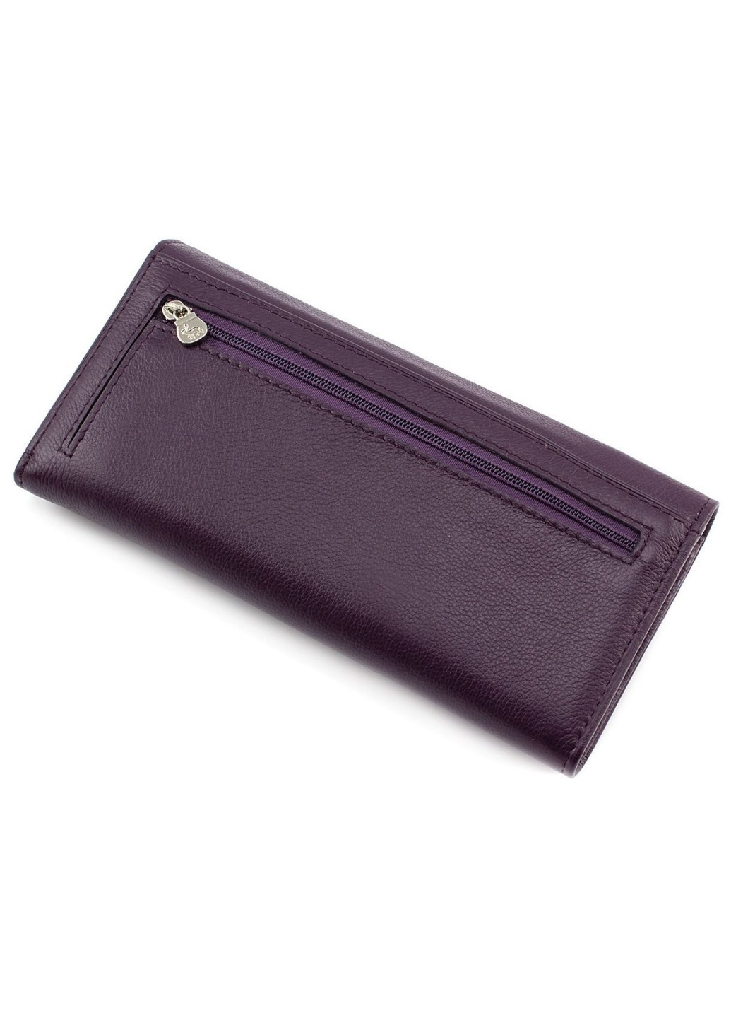 Вместительный кошелек для женщин из кожи MC-1415-25 (JZ6626) фиолетовый Marco Coverna (259752544)