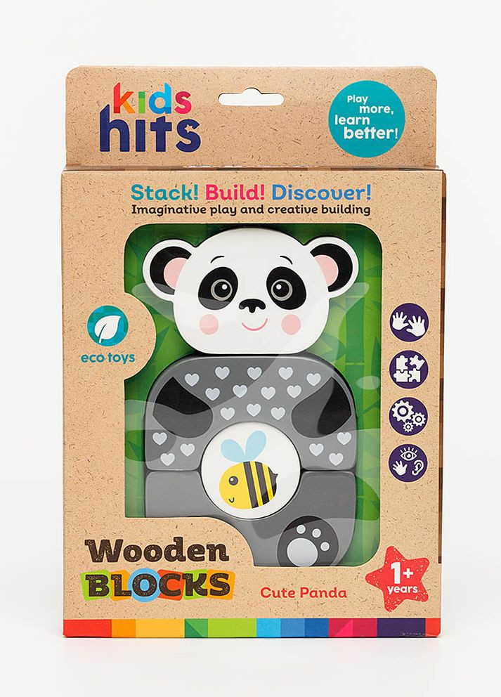 Деревянная игрушка "Панда" цвет разноцветный ЦБ-00231361 Kids Hits (266131625)