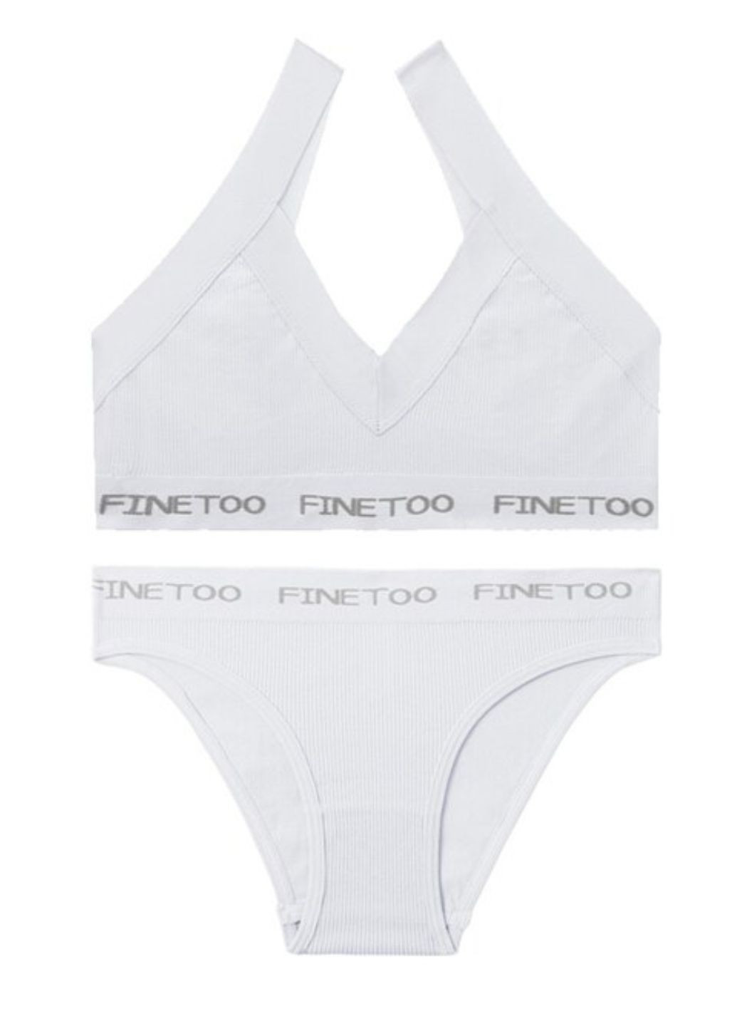 Білий демісезонний комплект жіночої білизни білий Finetoo