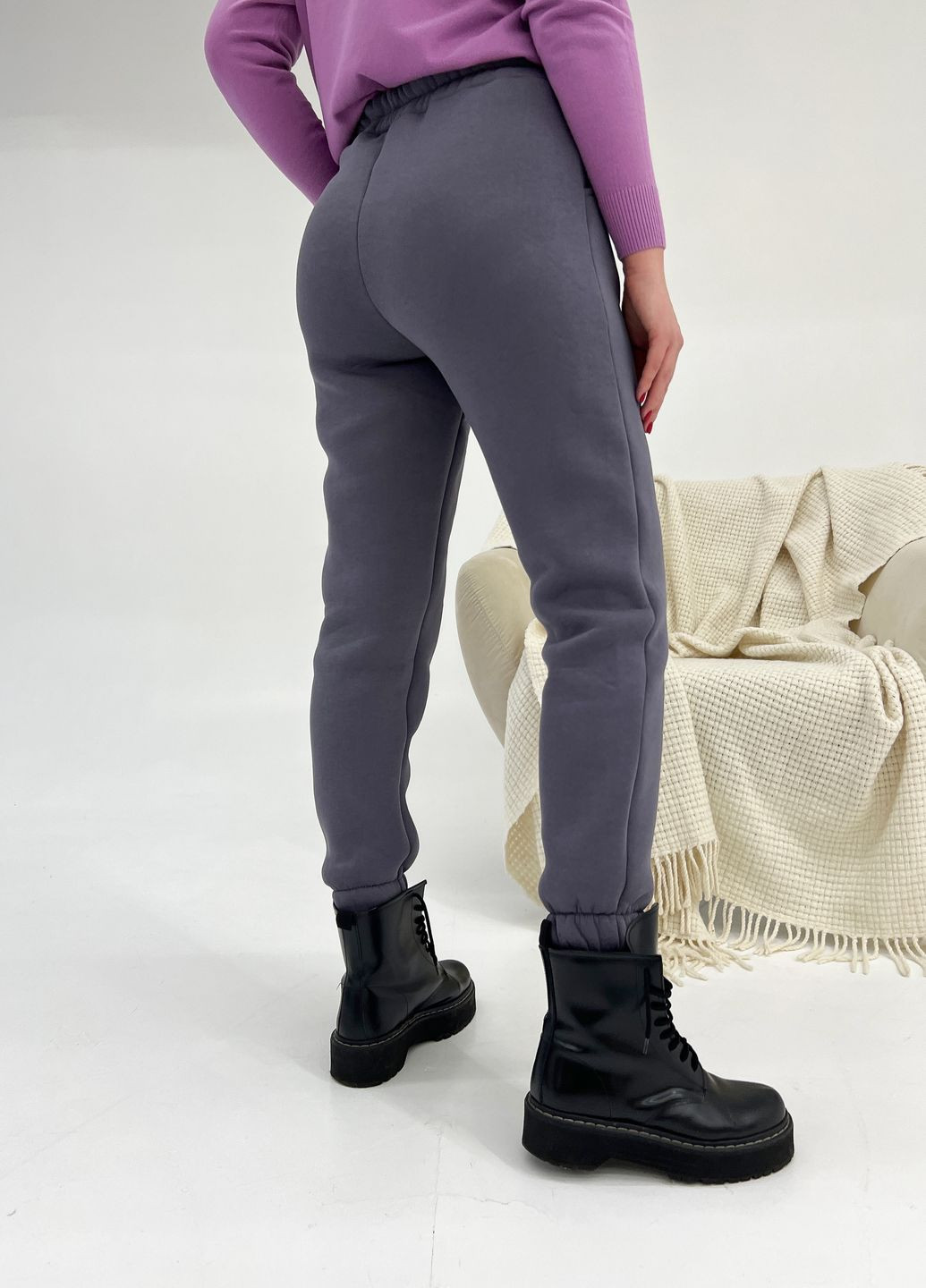 Теплые женские спортивные штаны на байке Jolie (271521458)