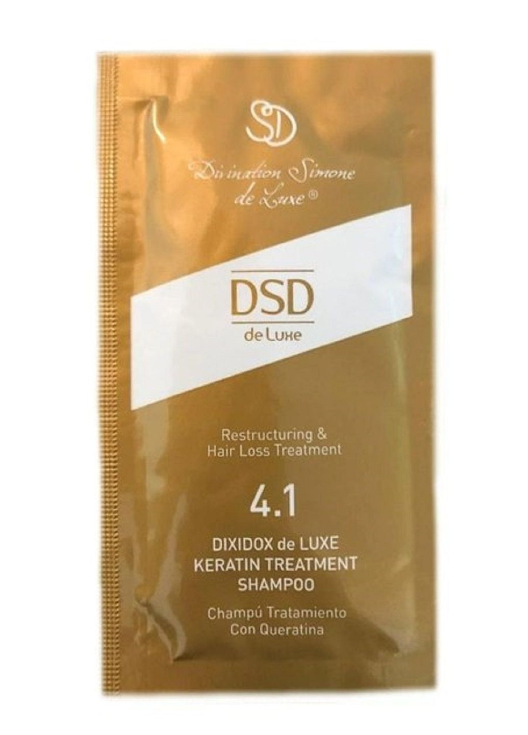 Восстанавливающий шампунь с кератином Диксидокс Де Люкс № 4.1 Simone Dixidox DeLuxe Keratin Treatment Shampoo DSD de Luxe (262292324)