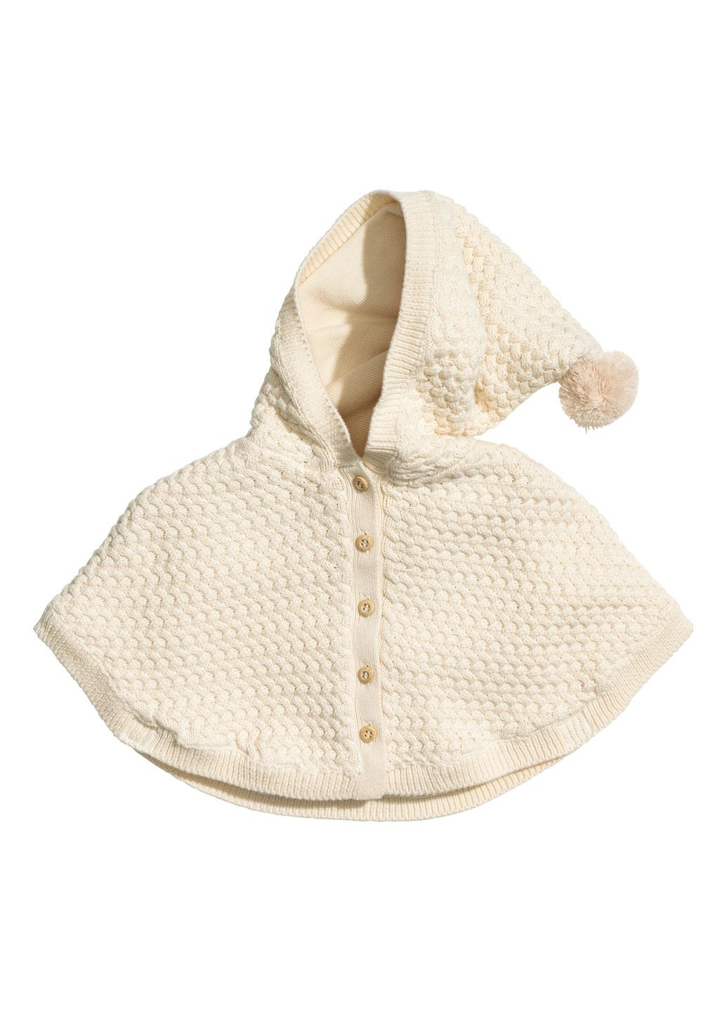 Пончо,молочний, H&M (276841155)