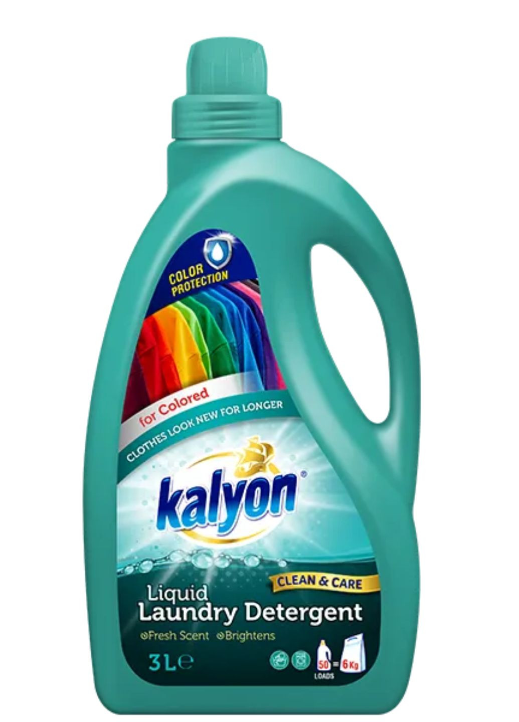 Рідкий пральний засіб для кольорової білизини Colored 3000 мл Kalyon (269691298)