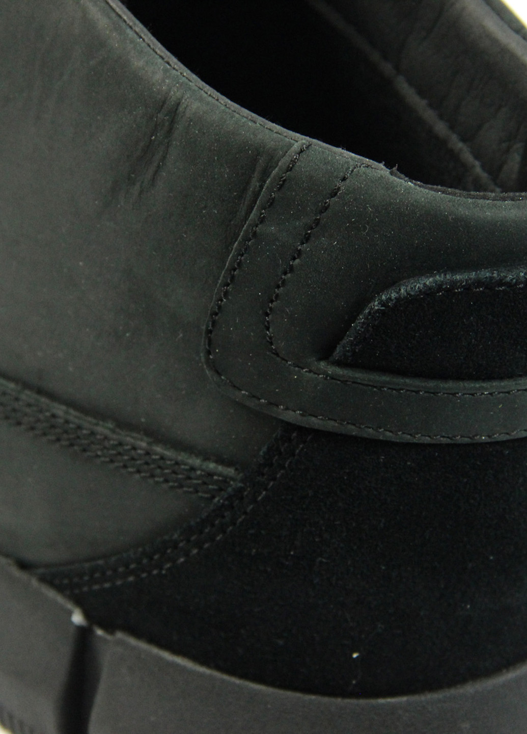 Черные осенние мужские ботинки adacter Geox