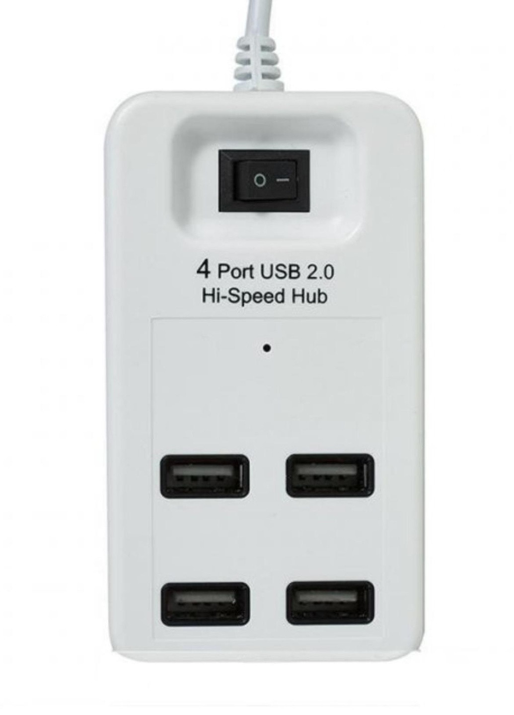 Хаб концентратор UKC на 4 порта USB 2.0 P-1601 з вимикачем Home (256789133)