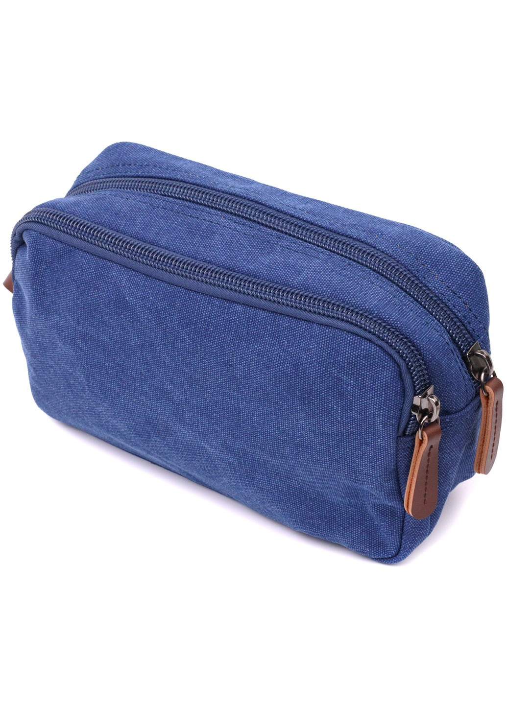 Зручна барсетка для чоловіків на два відділення із якісного текстилю 22234 Синій Vintage (267948767)