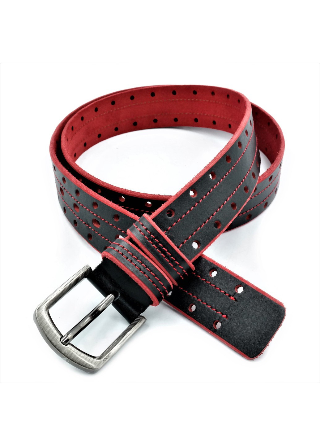 Шкіряний ремінь Чорний (nw-rus-m4k-0030) Weatro (272950010)