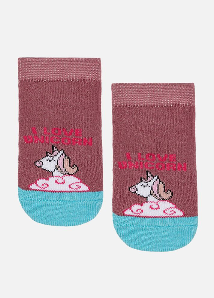 Носки для девочки цвет пудровый ЦБ-00229048 Yuki (266413588)