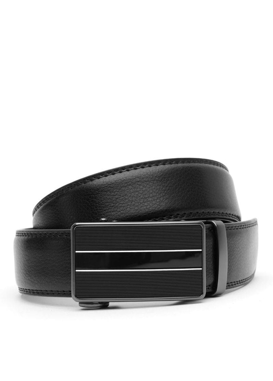 Стильный мужской ремень V1GKX36-black Borsa Leather (266143124)