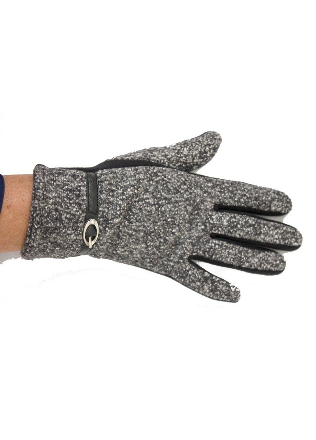 Стрейчевые комбинированные женские перчатки L Shust Gloves (261853570)
