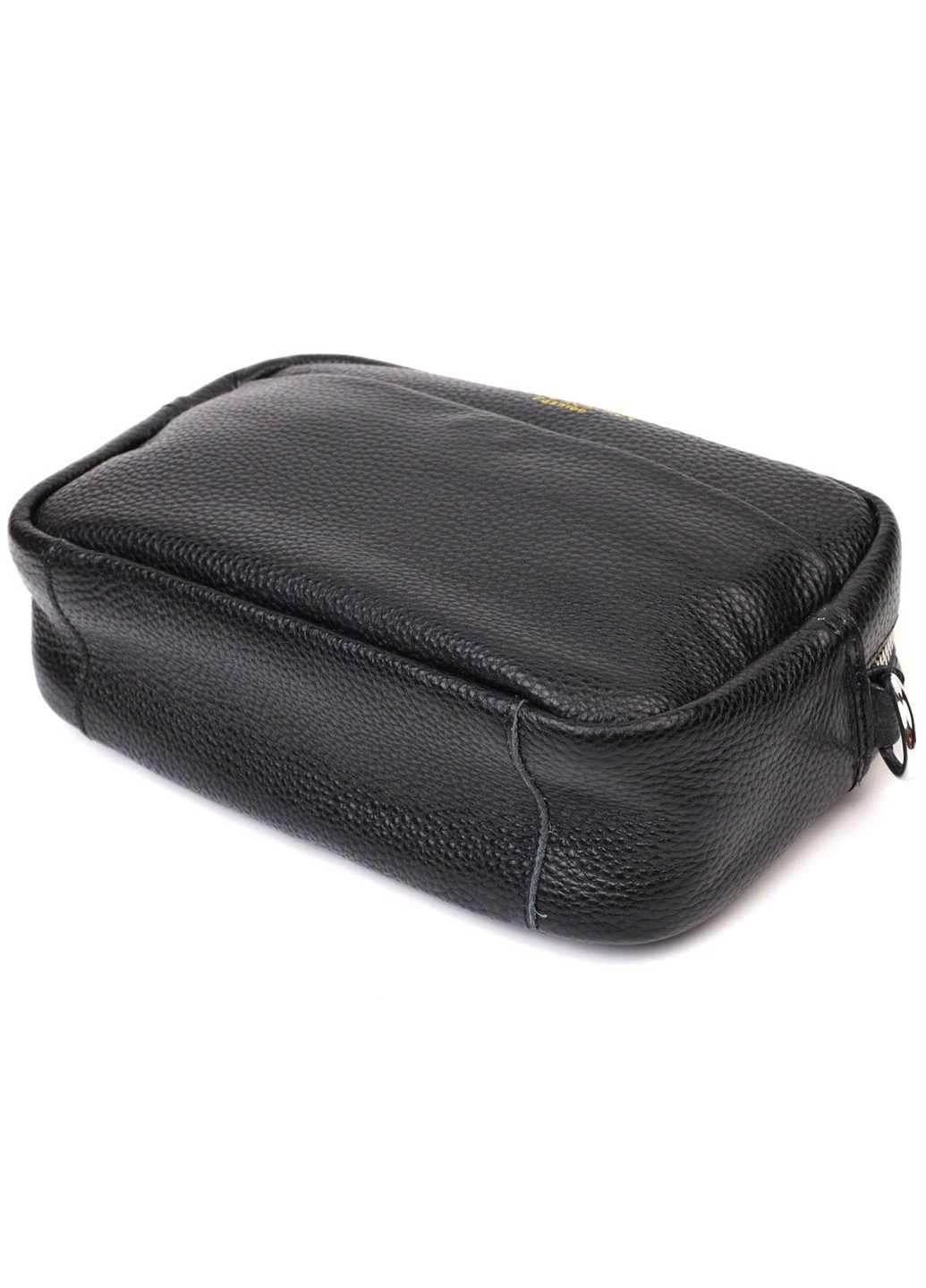 Отменная женская сумка на плечо из натуральной кожи 22123 Черная Vintage (260360818)
