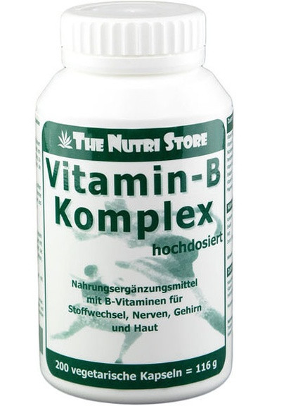 Vitamin B Complex 200 Veg Caps ФР-00000083 The Nutri Store (256721236)
