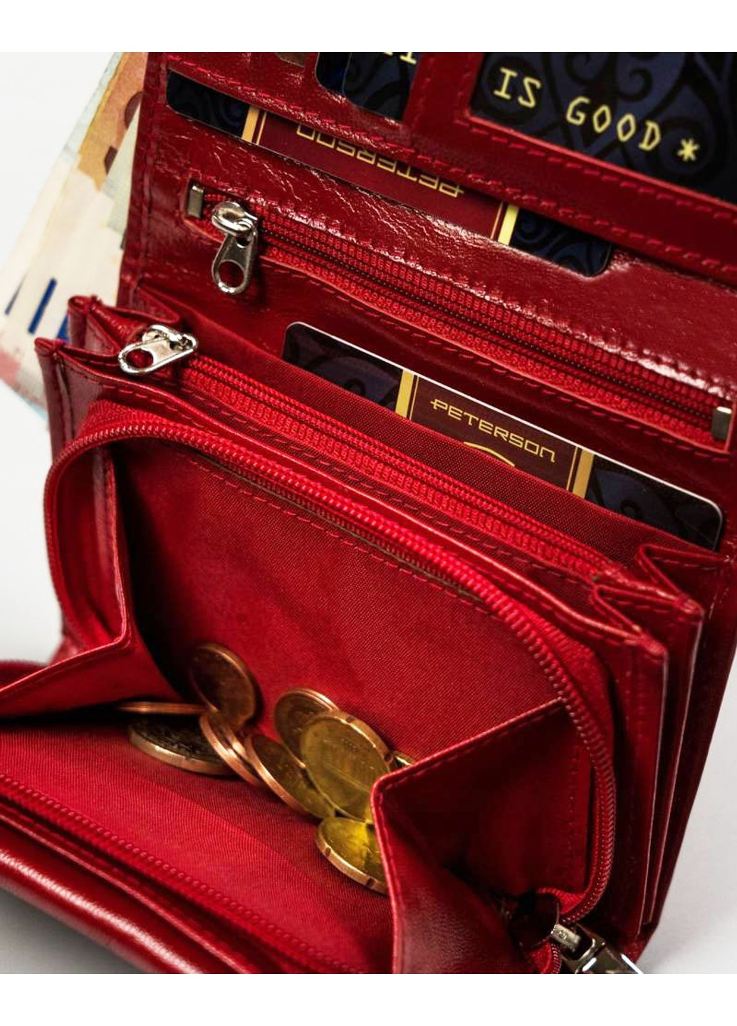 Кошелек женский кожаный PTN RD-02-GCL-Y Peterson (266138473)