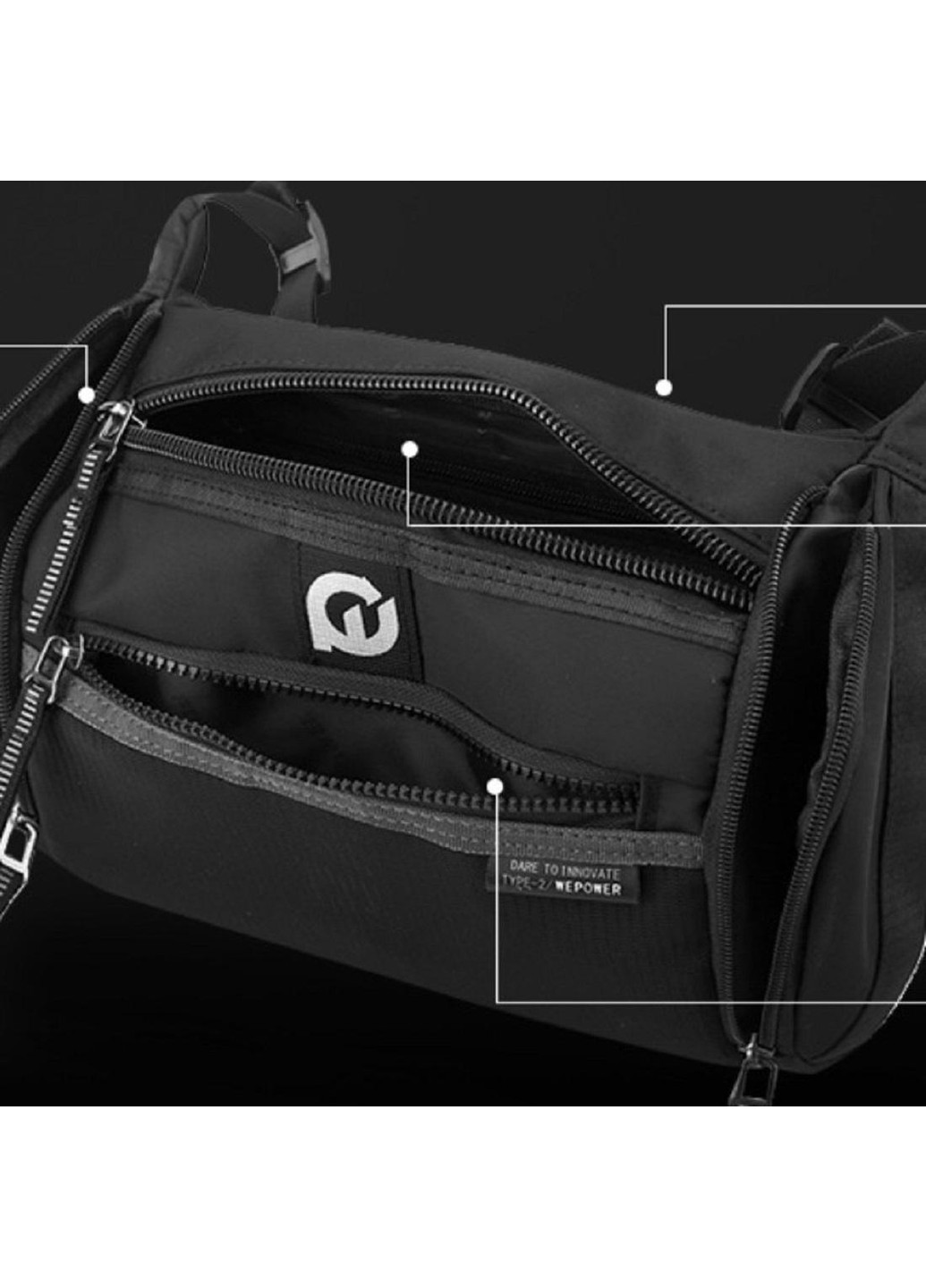 Горизонтальный текстильный мессенджер AT08-0233A Confident (277963050)