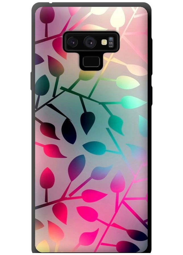 TPU чорний чохол 'Листя' для Endorphone Samsung Galaxy Note 9 N960F (264209703)