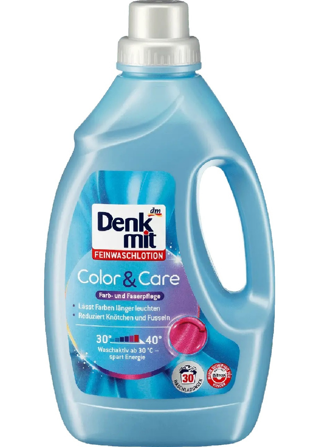 Гель для прання делікатних речей Color & Care 1.5л (30 прань) Denkmit (256770766)