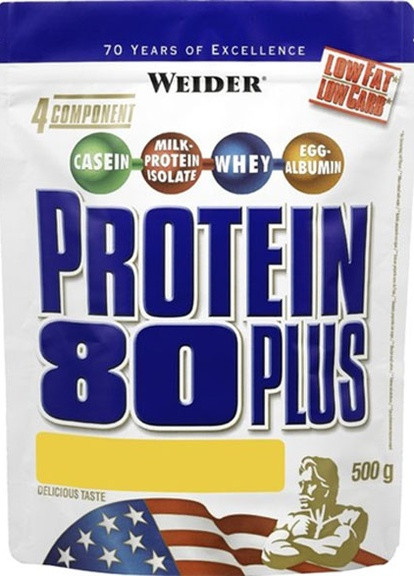 Protein 80 Plus 500 g /16 servings/ Stracciatella Weider (256721230)