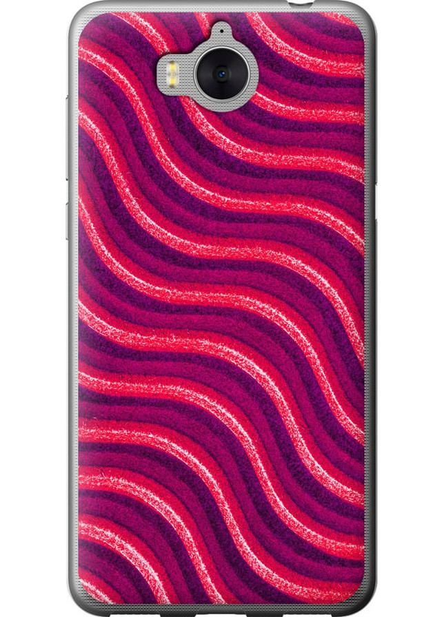 Силиконовый чехол 'Волнистые линии v2' для Endorphone Huawei Y5 2017 (257795211)