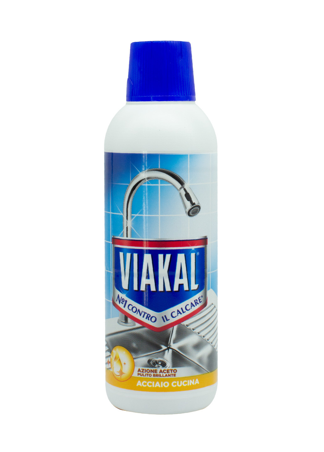Чистящее средство металлических поверхностей с уксусом 515 мл (запаска) Viakal (261242237)