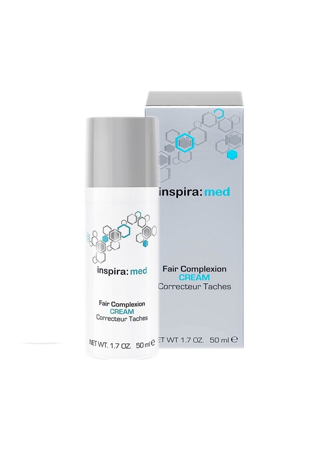 Осветляющий крем с липоаминокислотами Fair Complexion Cream Inspira Med 50 мл Inspira:cosmetics (269237799)