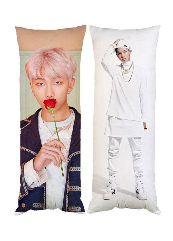 Подушка дакімакура K-pop Кім Намджун BTS декоративна ростова подушка для обіймання 60*200 No Brand (258986301)