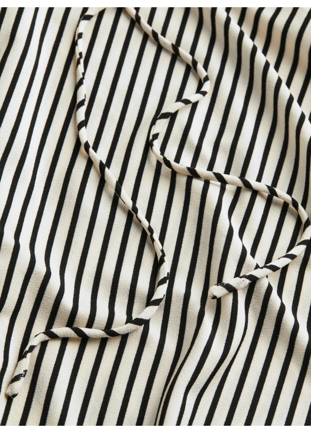 Белое повседневный женское длинное платье в черную полоску (55609) 40 белое H&M