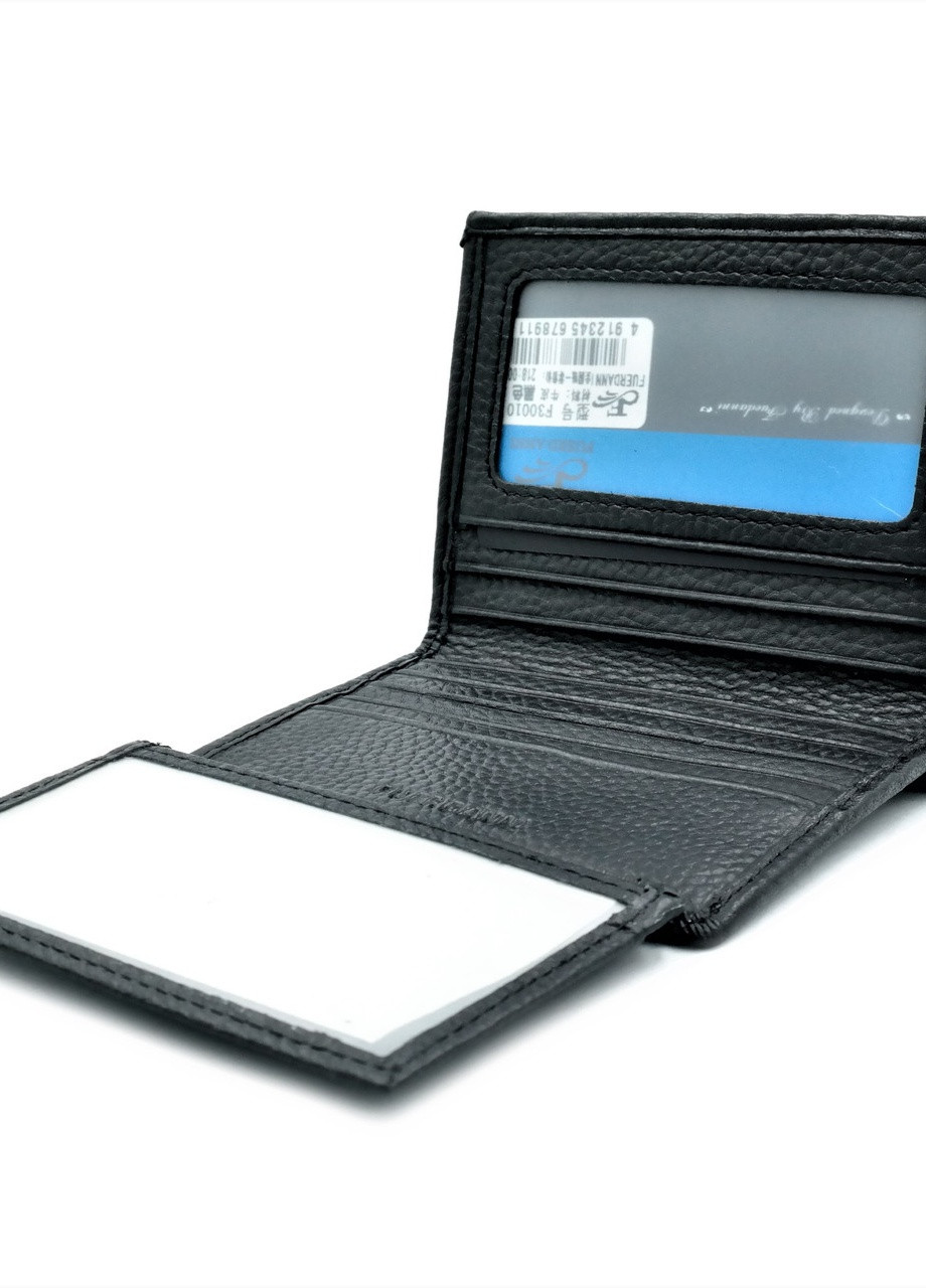 Чоловічий шкіряний гаманець чорний SKL85-296547 New Trend (259169392)