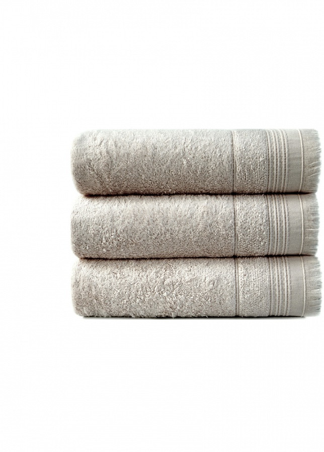 Irya полотенце - apex stone серый 90*150 однотонный серый производство - Турция
