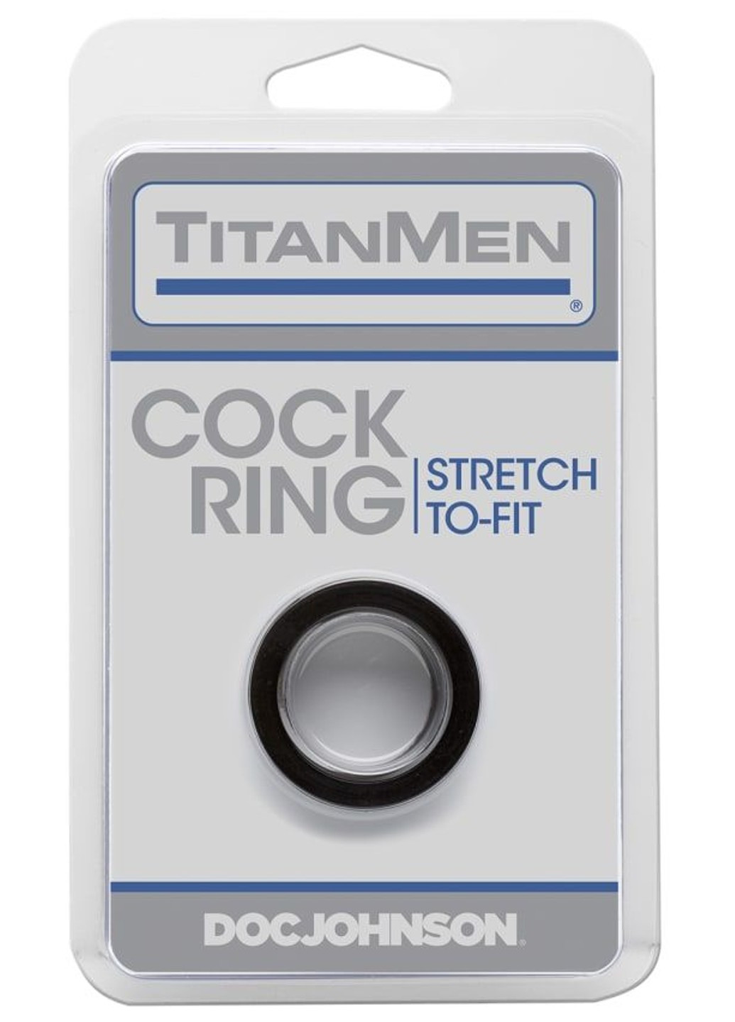 Ерекційне кільце Titanmen Tools - Cock Ring - Black Doc Johnson (276389640)