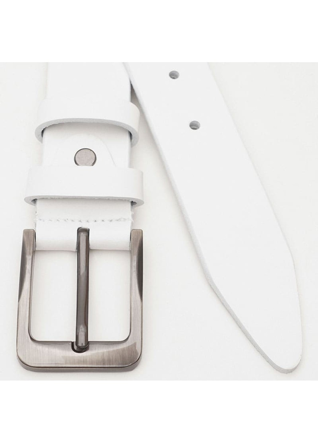 Мужской кожаный ремень V1115FX43-white Borsa Leather (271665019)
