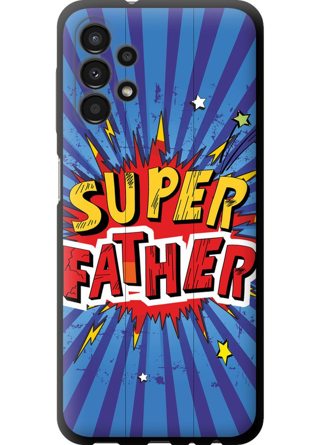 TPU чорний чохол 'Супер тато v2' для Endorphone Samsung Galaxy A13 A135F (258090300)