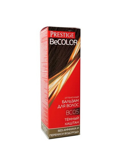 Відтінковий бальзам для волосся BeColor BC 02 Натуральний шоколад Vip's Prestige (258524946)