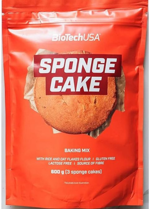 Sponge Cake Baking Mix 600 g /3 servings/ Biotechusa (267724833)