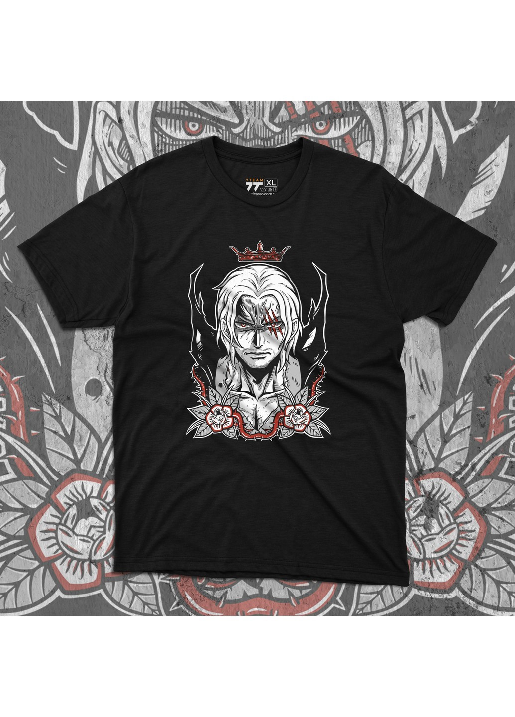 Черная футболка c принтом ван пис - luffy niko black No Brand